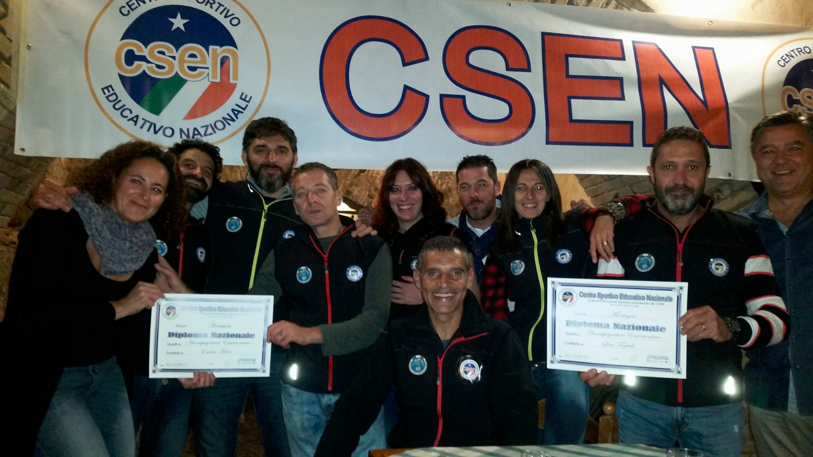 20 Ottobre, Cena consegna diploma Accompagnatore